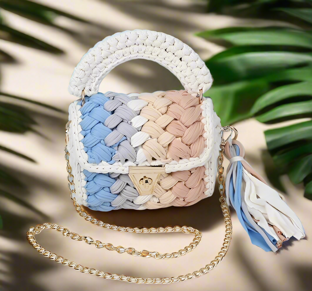 "All Eyes On Cream" Shoulder Handbag