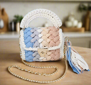 "All Eyes On Cream" Shoulder Handbag